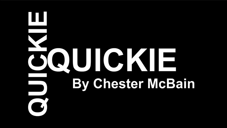 Quickie by Chester McBain video (Download) - Click Image to Close